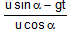 196_Formulae used in Projectiles.png